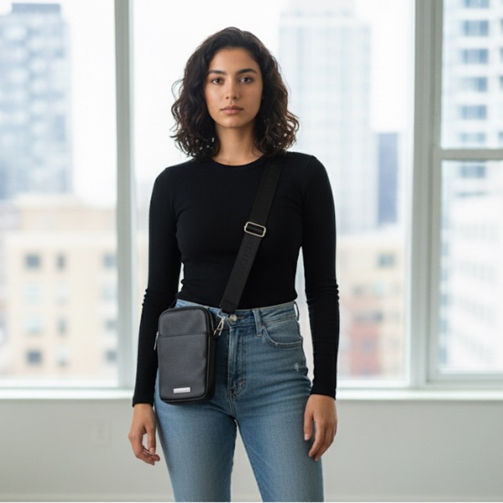 Crossbody Bag (Madden Girl, Black)🖤 - Picture 2 of 8